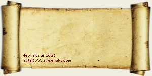 Kristina Zorić vizit kartica